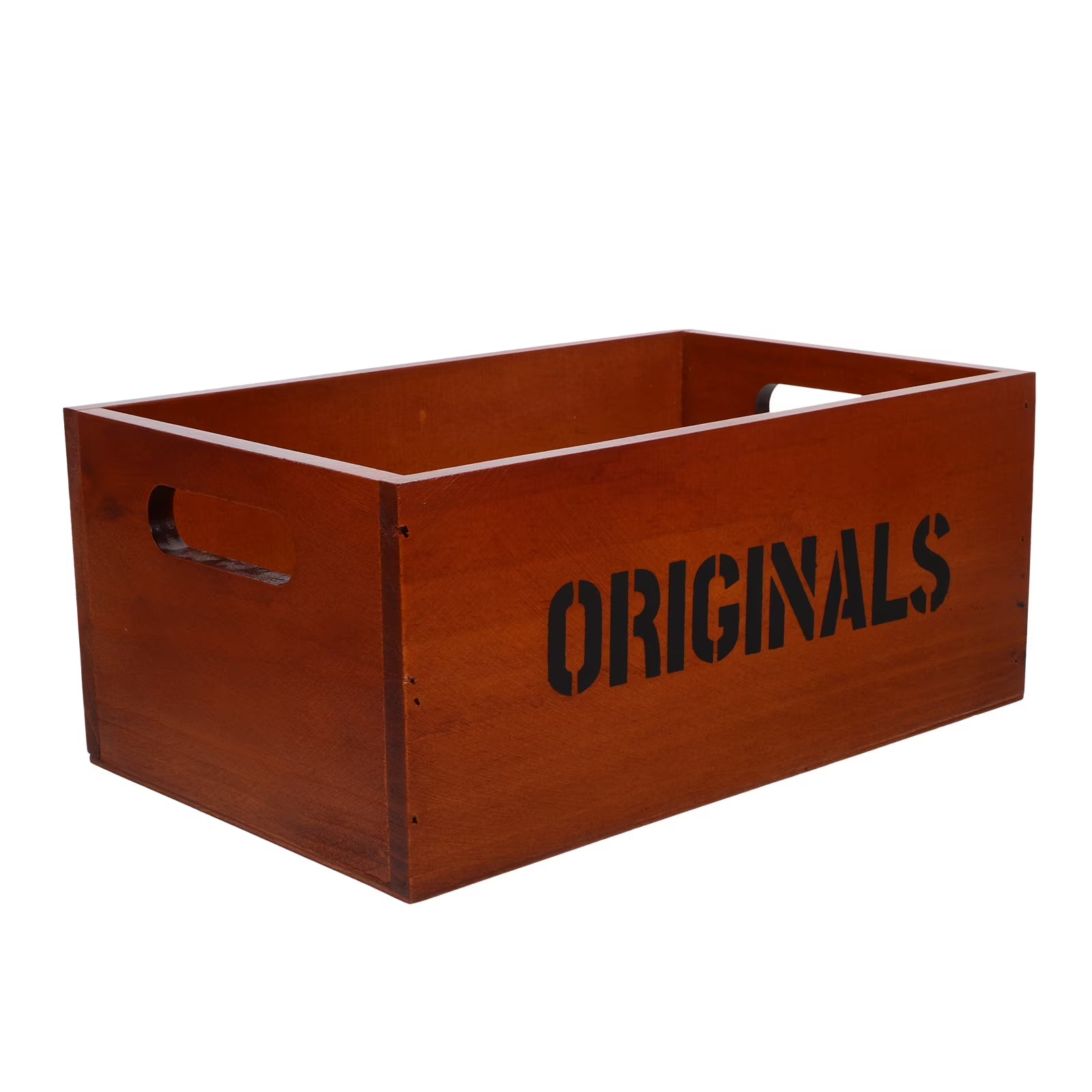 Monitor Stand Cube Storage Wooden Storage Box Office 26.00X16.00X11.00CM Brown – Natural-Look Construction for Streamlined Everyday Routines