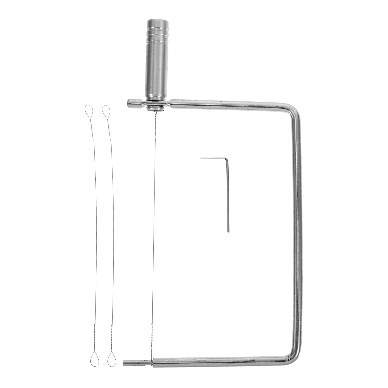 unbranded Stainless Steel Cheese Slicer with Wire Multipurpose Cheese Cutter for Slices Handheld Cheese Slicer for Butters and Cheese Blocks Kitchen Tool – Durable Stainless Steel Construction for Streamlined Everyday Routines