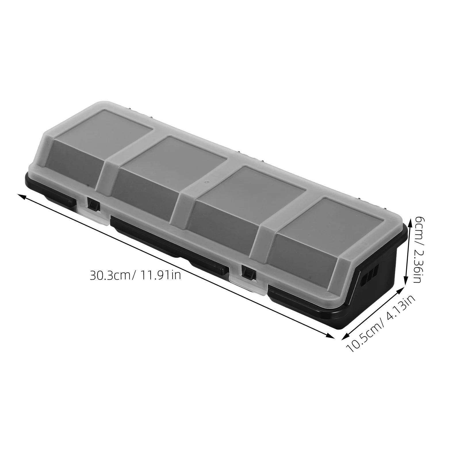 2 Pcs Screw Parts Box Storage Small Organizer Large Organizers and Bins Crate Black – Convenient Multi-Piece Set for Streamlined Everyday Routines