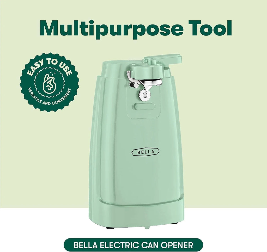 Electric Can Opener and Knife Sharpener Multifunctional Jar and Bottle Opener with Removable Cutting Lever and Cord Storage Stainless Steel Blade, – Durable Stainless Steel Construction for Streamlined Everyday Routines – Catalog Item 123