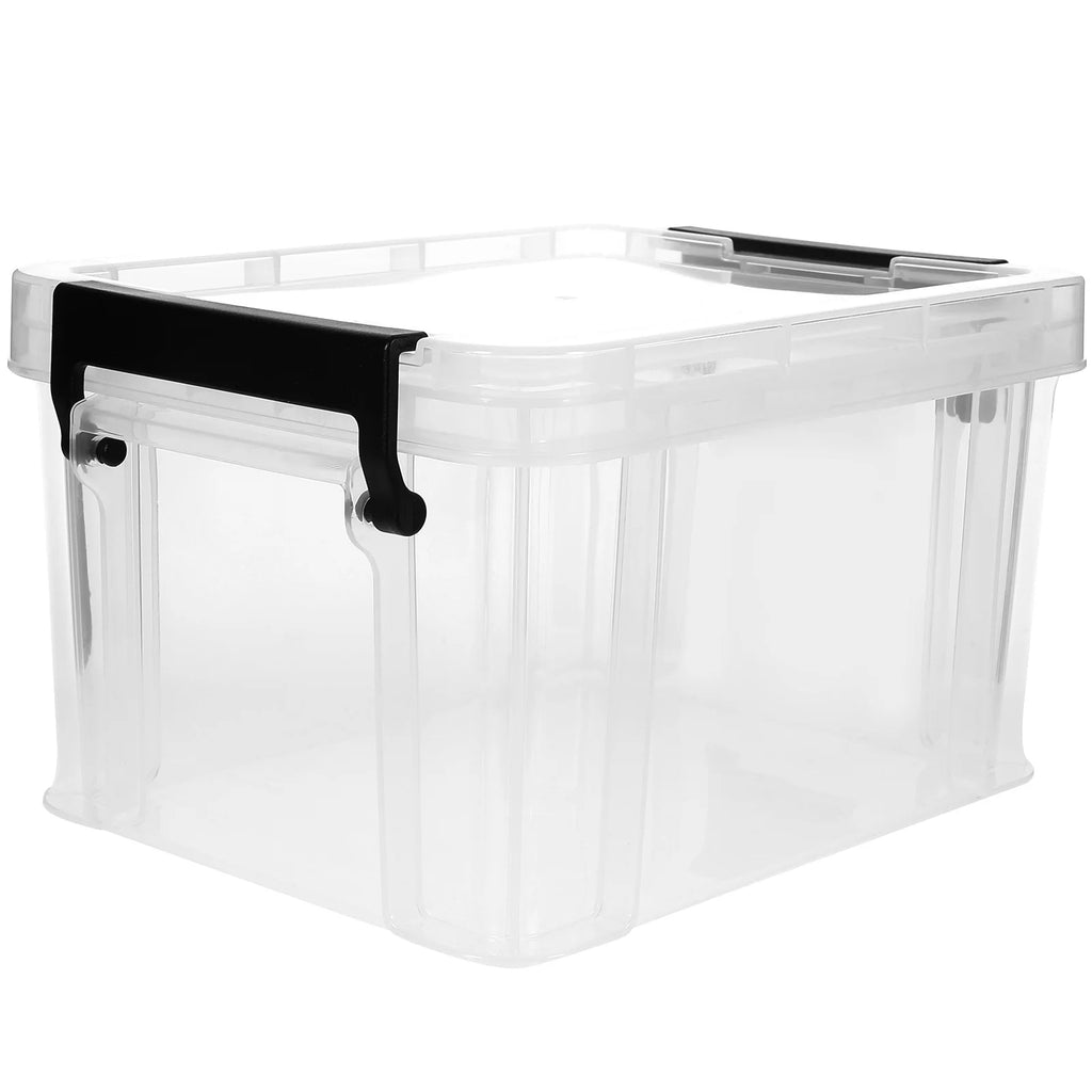 Transparent Dust-proof and Moisture-proof Household Storage Box with Lid Makeup – Secure Lid Design for Streamlined Everyday Routines