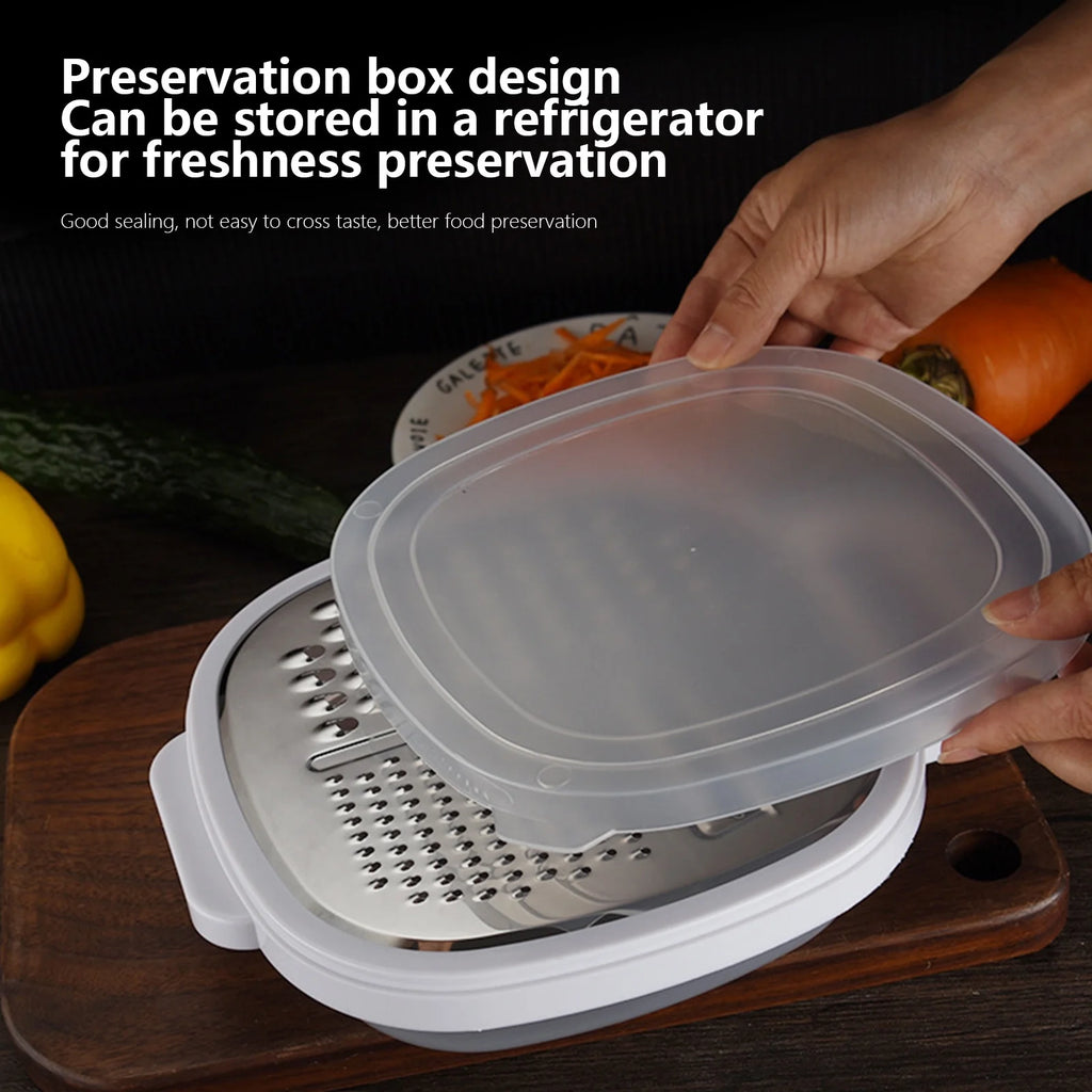 Grater Well-crafted Handheld Cheese Grater - Cheese Grater With Soft Handle - Grater For Kitchen Spices Ginger - Stainless Steel Cheese Shredder - Lemon Zester To Kitchen Gadgets Clearance – Convenient Carry Handles for Streamlined Everyday Routines