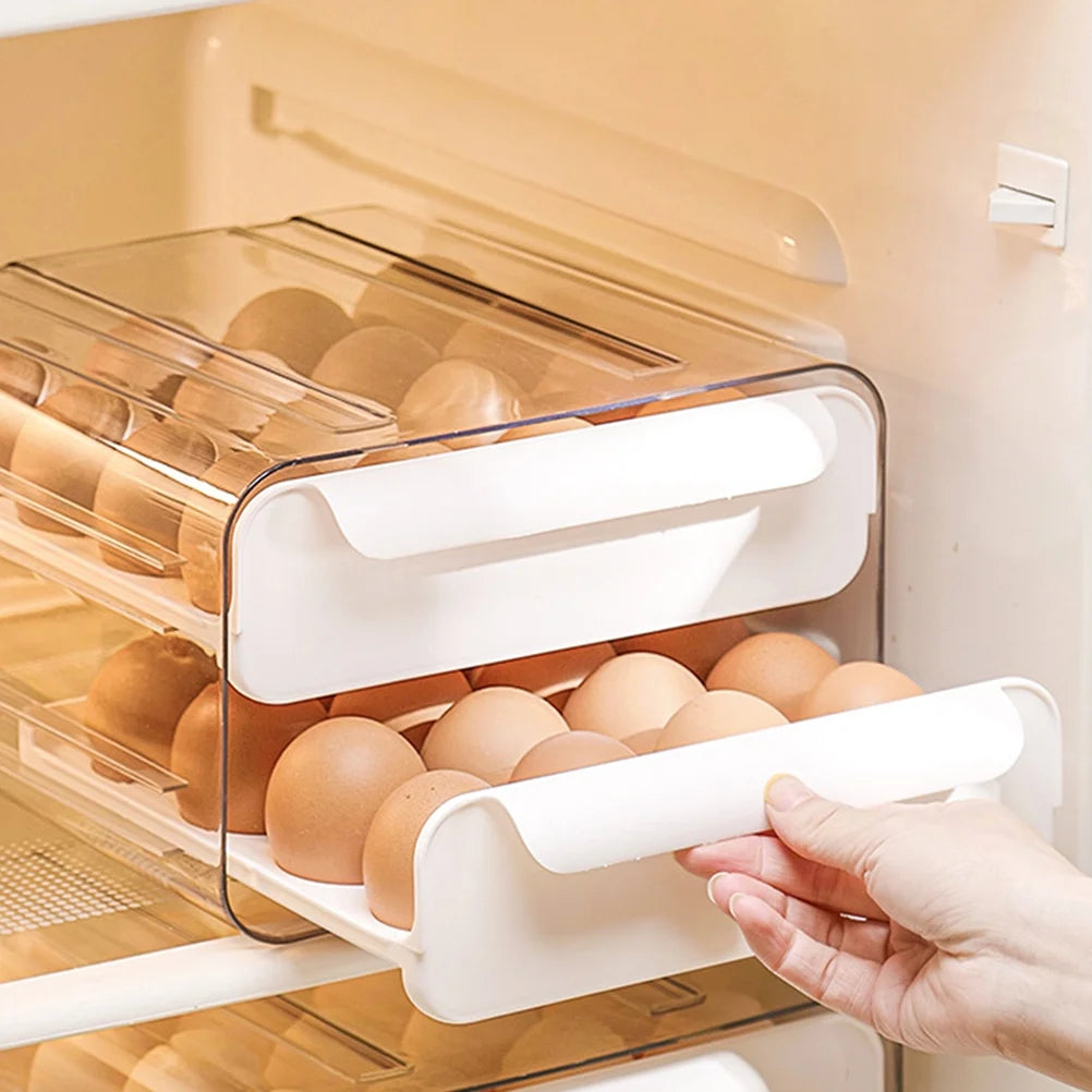 Decals Drawer Egg Carton Organizer Storage Box Baby – Convenient Family Mealtime Use for Streamlined Everyday Routines