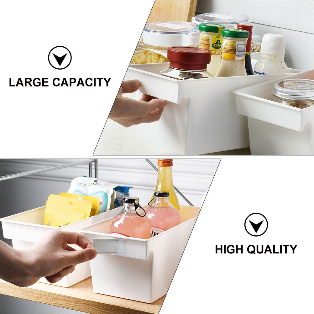 2 PCS Large Storage Containers with Lids Portable Box PP Material Boxes – Secure Lid Design for Streamlined Everyday Routines