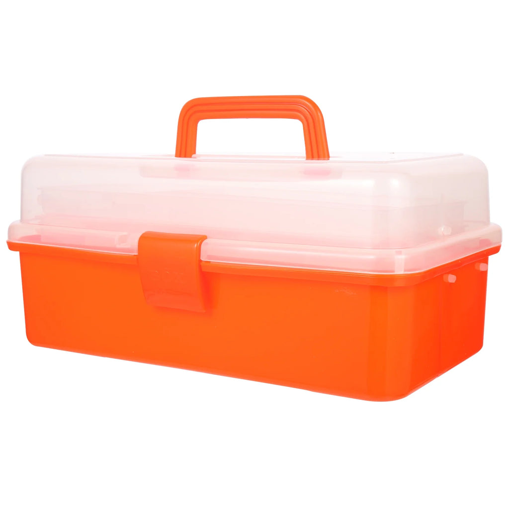 Wicker Three Layer Storage Box Household Tool Box Office 32X17CM Orange – Practical Home Organization for Streamlined Everyday Routines