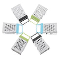 unbranded 6pcs Mini Cheese Grater Stainless Steel Small Box Grater Vegetables Shredder Handheld Kitchen Tool for Slicing Cheese Ginger Potatoes – Durable Stainless Steel Construction for Streamlined Everyday Routines