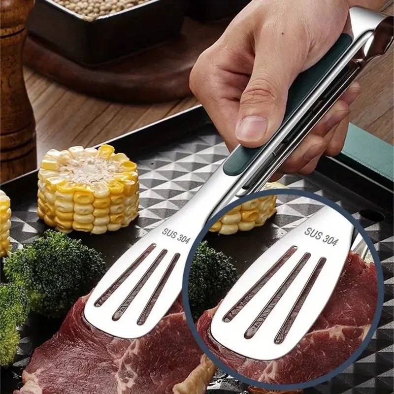 3 Pcs Stainless Steel Food Clips and Barbecue ForksSmallMediumLarge Three Size SetHigh Quality StructureMeat Salad Bread GrippersEssential Camping Kitchen Tools for Outdoor Tr – Durable Stainless Steel Construction for Streamlined Everyday Routines