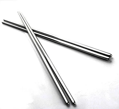 Stainless Steel Chopsticks Metal Reusable Dining Chopsticks 10 Pairs$$Home Decor Kitchen & Other – Durable Stainless Steel Construction for Streamlined Everyday Routines