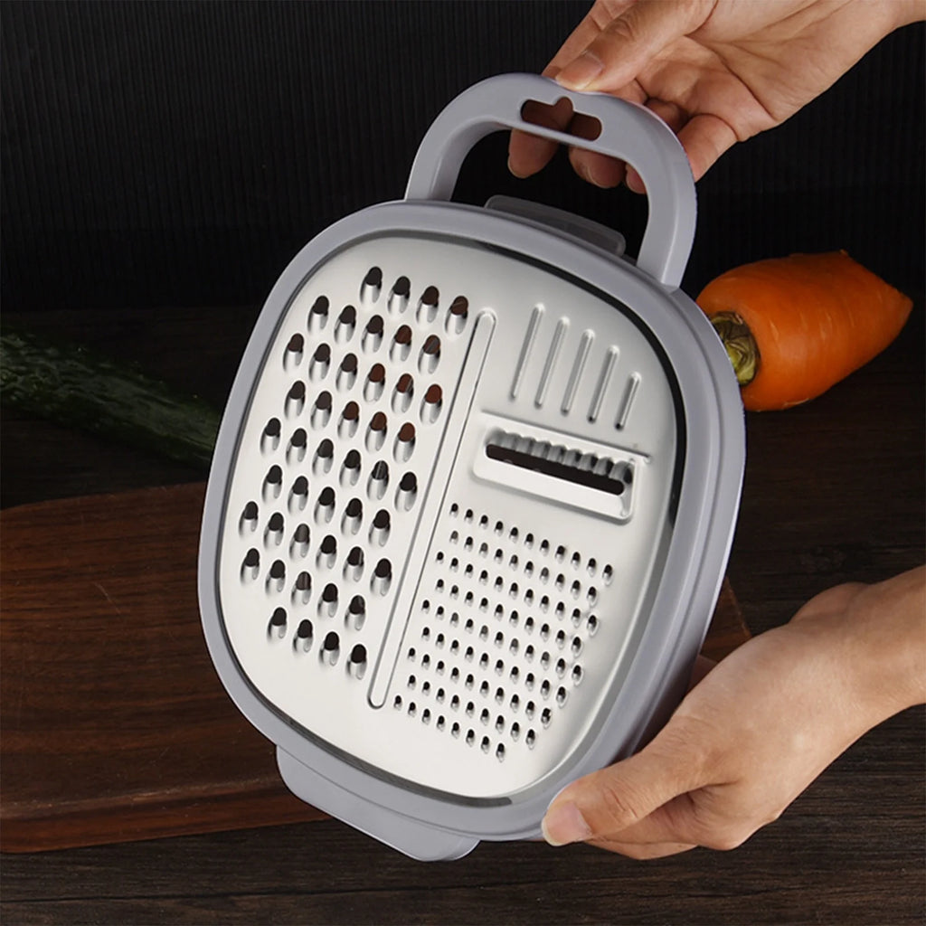 Grater Well-crafted Handheld Cheese Grater - Cheese Grater With Soft Handle - Grater For Kitchen Spices Ginger - Stainless Steel Cheese Shredder - Lemon Zester To Kitchen Gadgets Clearance – Convenient Carry Handles for Streamlined Everyday Routines