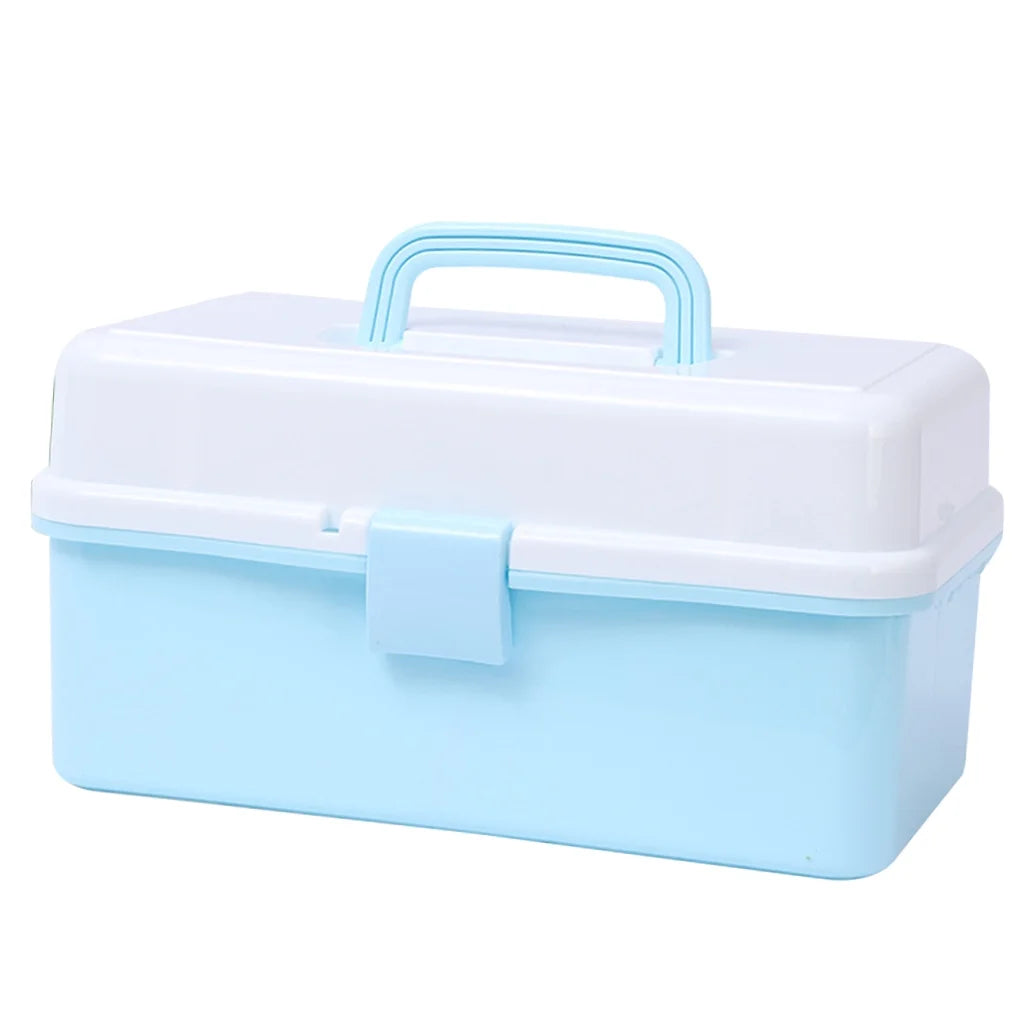 Storage Boxes Art Tools Storage Case Compact Storage Box Child 33x19.5cm Blue – Practical Home Organization for Streamlined Everyday Routines