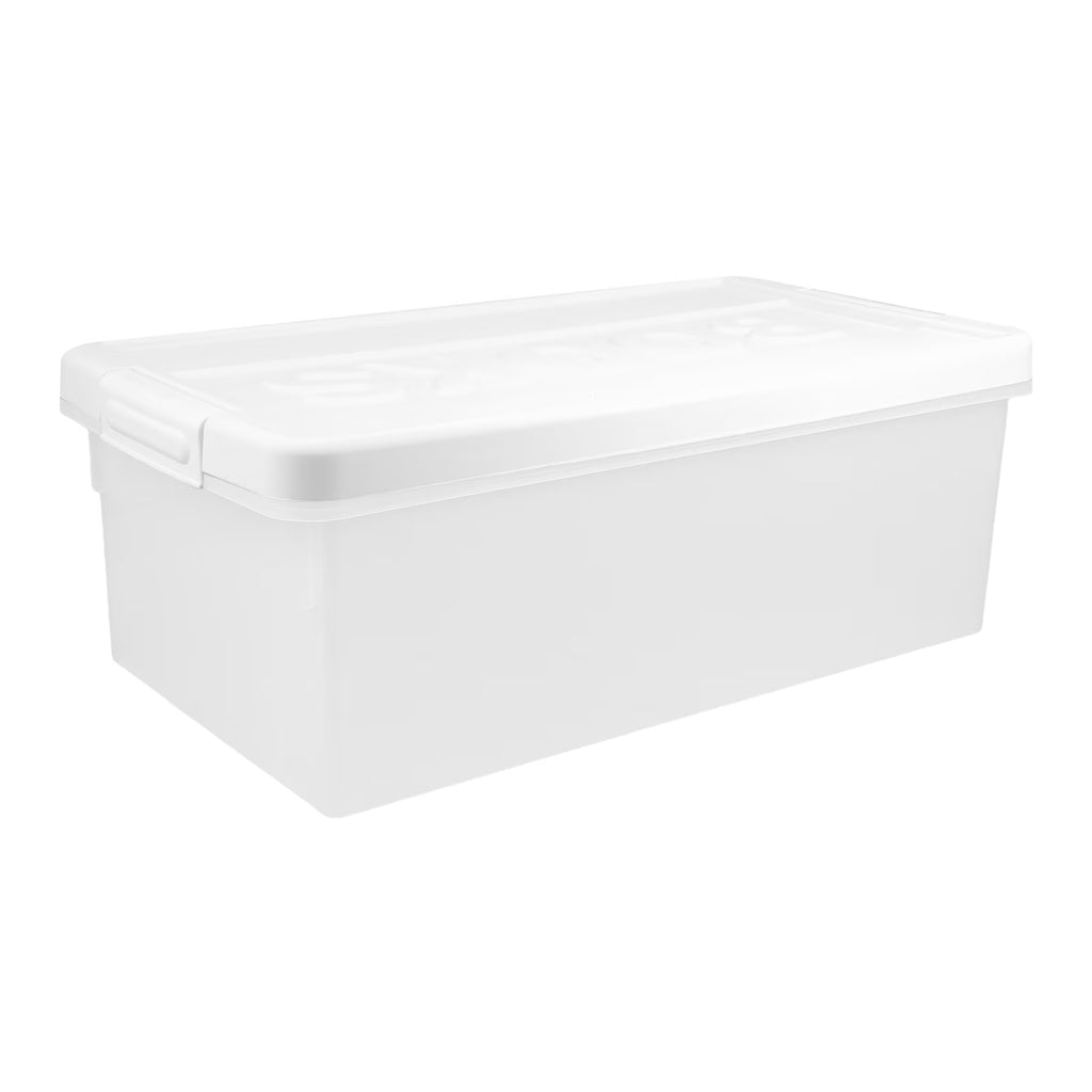 Book Storage Box Office Travel 39.50X20.50X14.00CM White – Practical Home Organization for Streamlined Everyday Routines