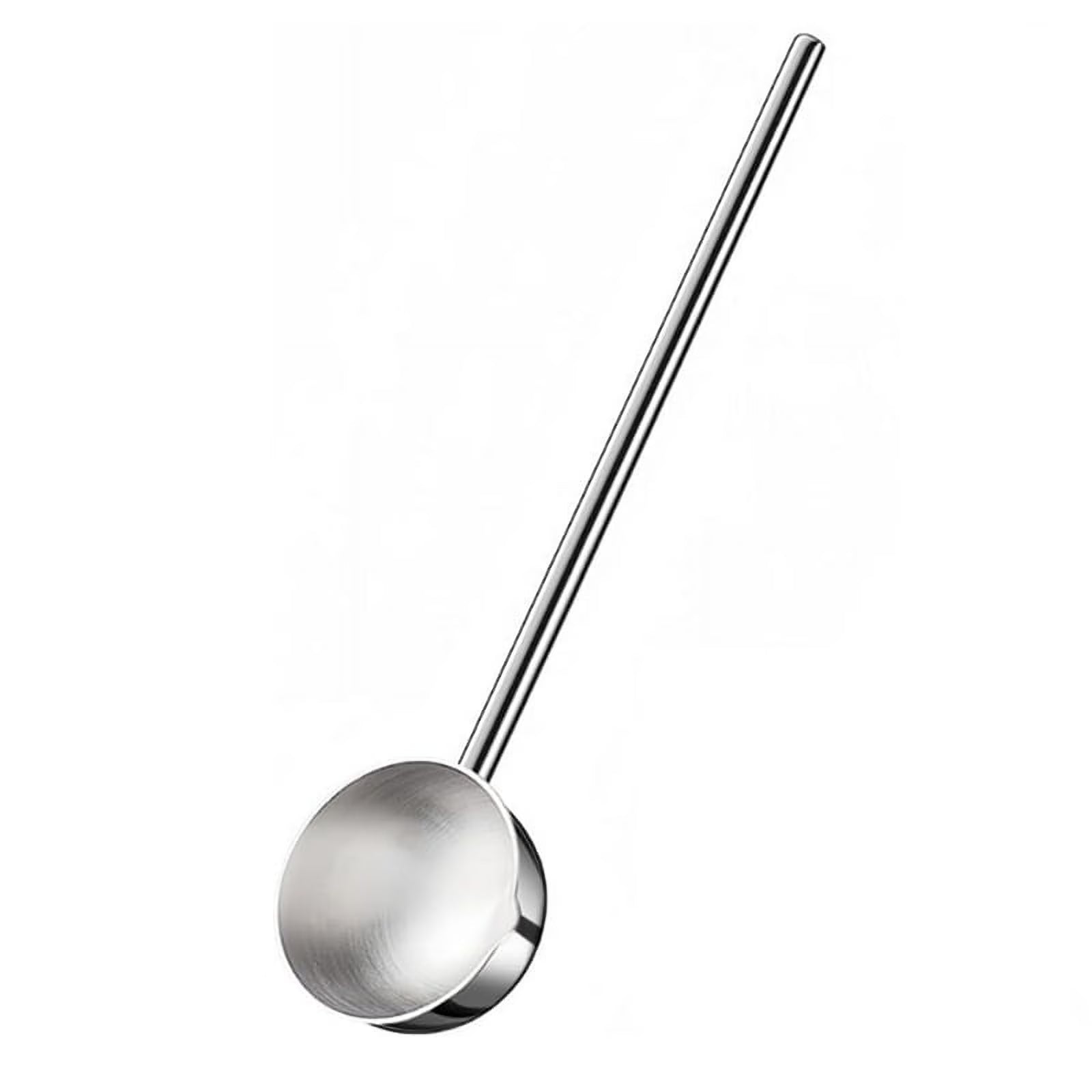 Small Soup Ladle Stainless Steel Metal Deep Spoon with Pour Spout 2 Oz Long Handle Gravy Ladles Heat- 10.5 Inch – Convenient Carry Handles for Streamlined Everyday Routines