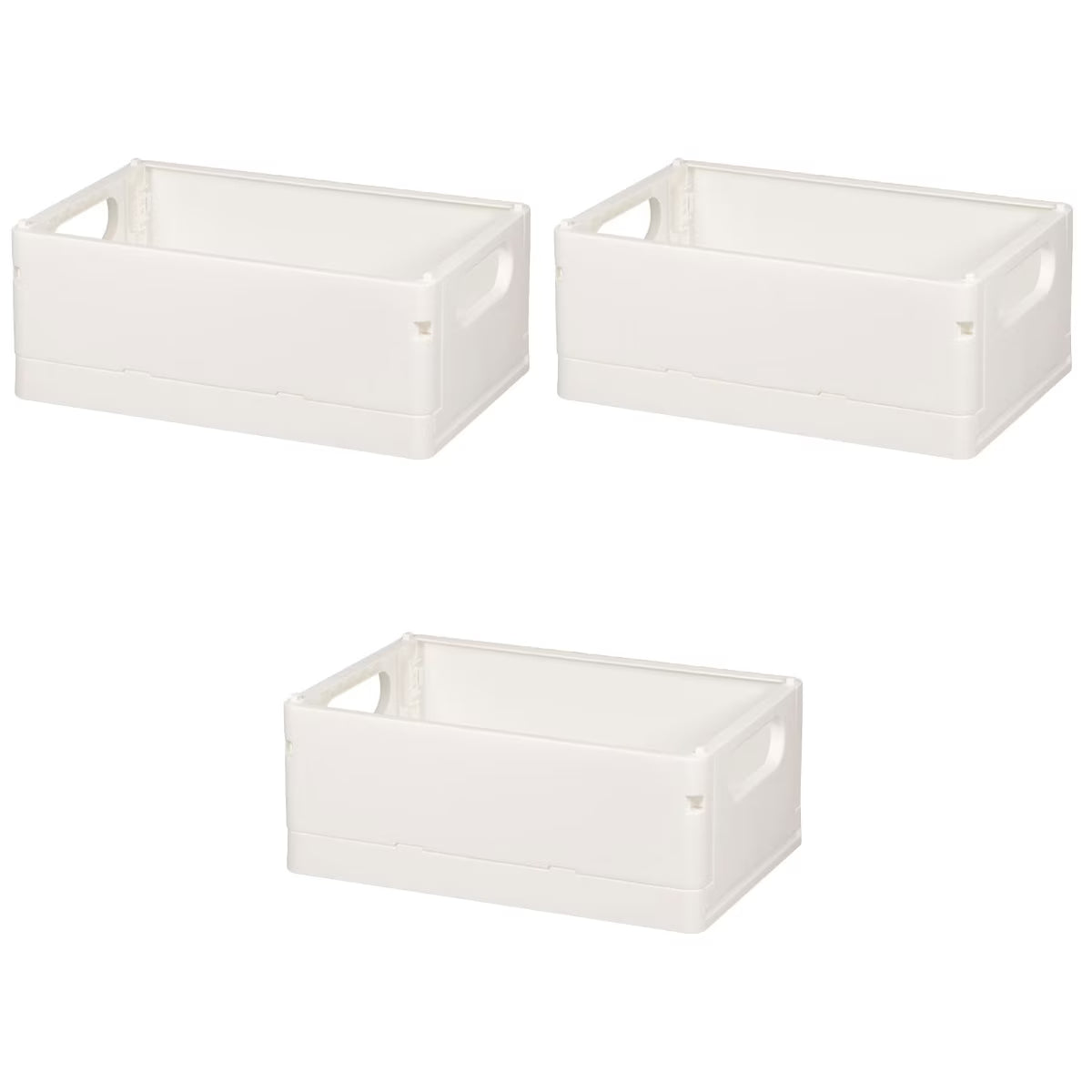 3pcsStorage Basket Collapsible Box Desktop Organizer Multi-purpose Storage Organizer – Foldable Space-Saving Design for Streamlined Everyday Routines
