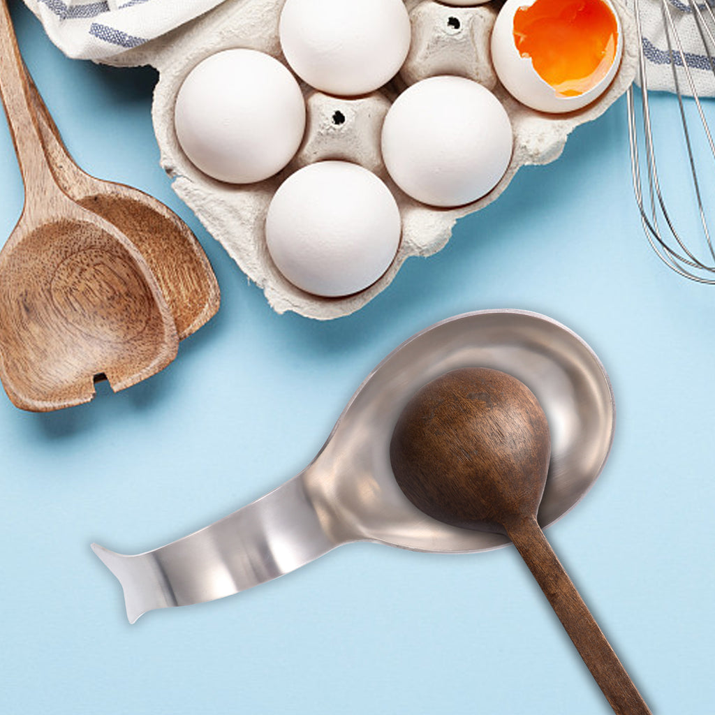 unbrandedStainless Steel Spoon Rest Pots for Kitchen Utensil Holder Stand – Balanced Everyday Tableware for Streamlined Everyday Routines