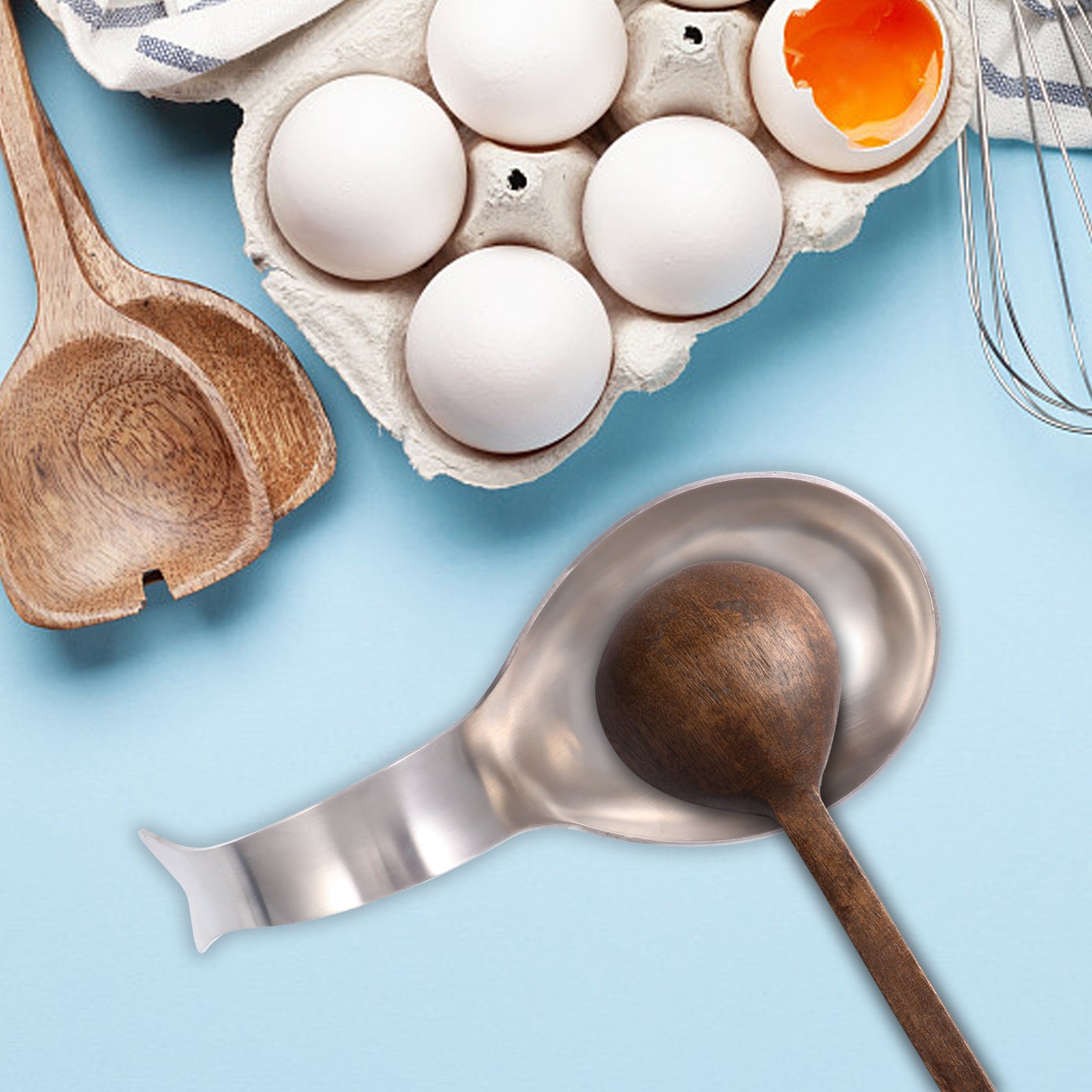 unbrandedStainless Steel Spoon Rest Pots for Kitchen Utensil Holder Stand – Balanced Everyday Tableware for Streamlined Everyday Routines
