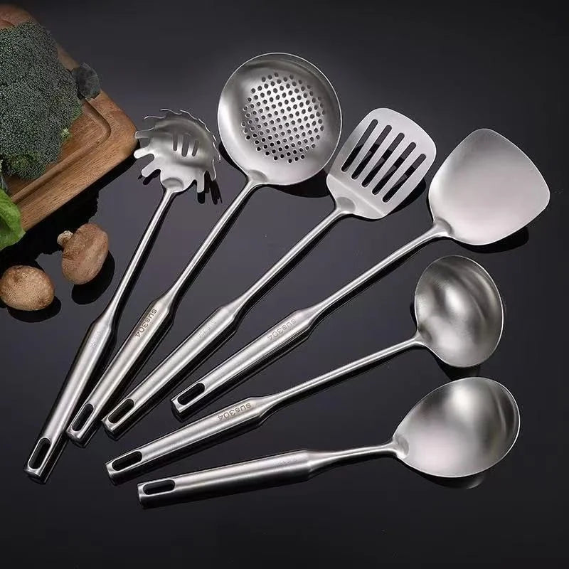 Well-crafted 7-Piece Gold Kitchen Utensil Set with Stand Stainless Steel Cooking Tools- Dishwasher Suitable Ladle Spoon Spatula Pasta Fork Luxury Brass Kitchen Accessories for Home – Durable Stainless Steel Construction for Streamlined Everyday Routines