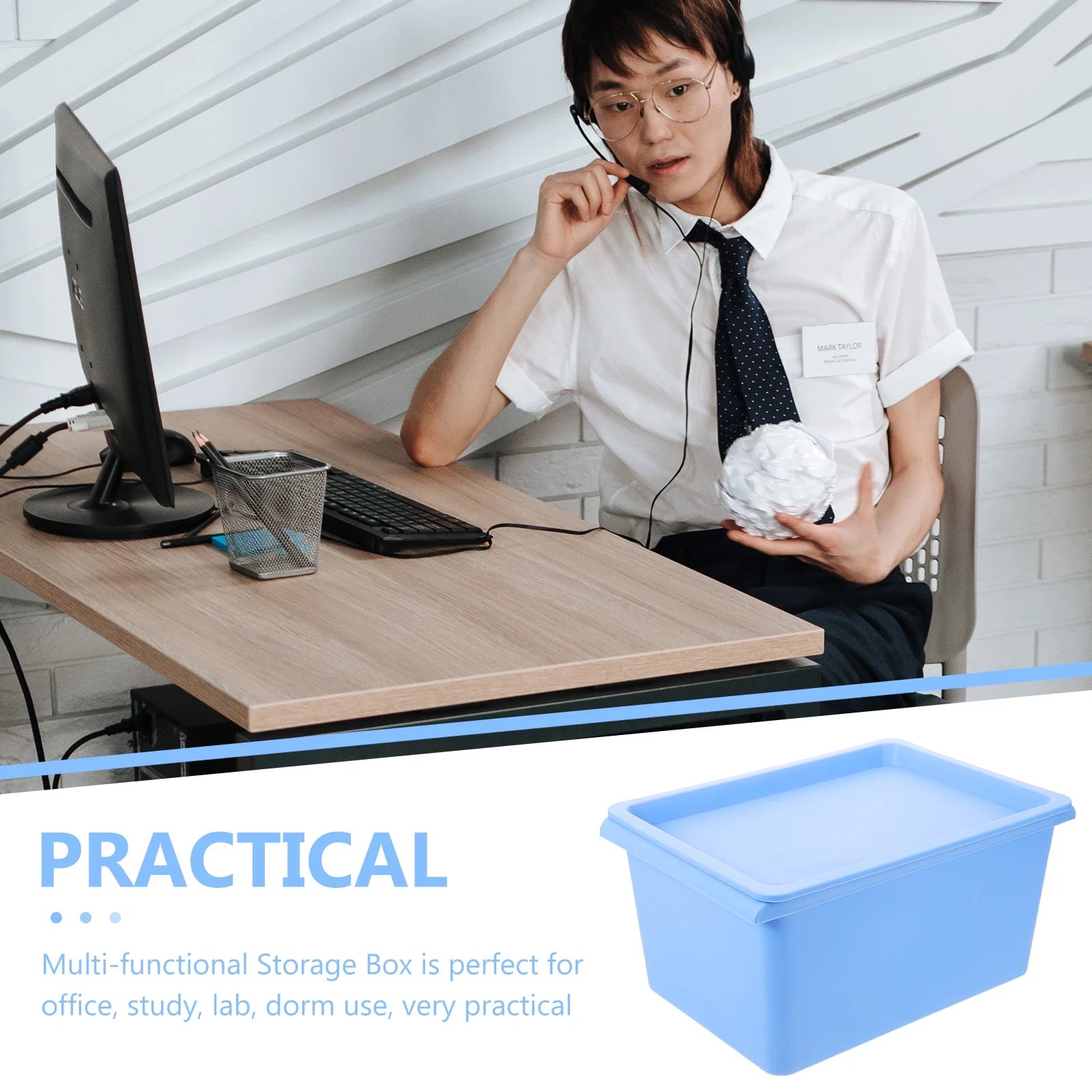 5pcs Desktop Simple Storage Box Multi-functional Organizing Box Desktop Small Object Organizer – Practical Home Organization for Streamlined Everyday Routines