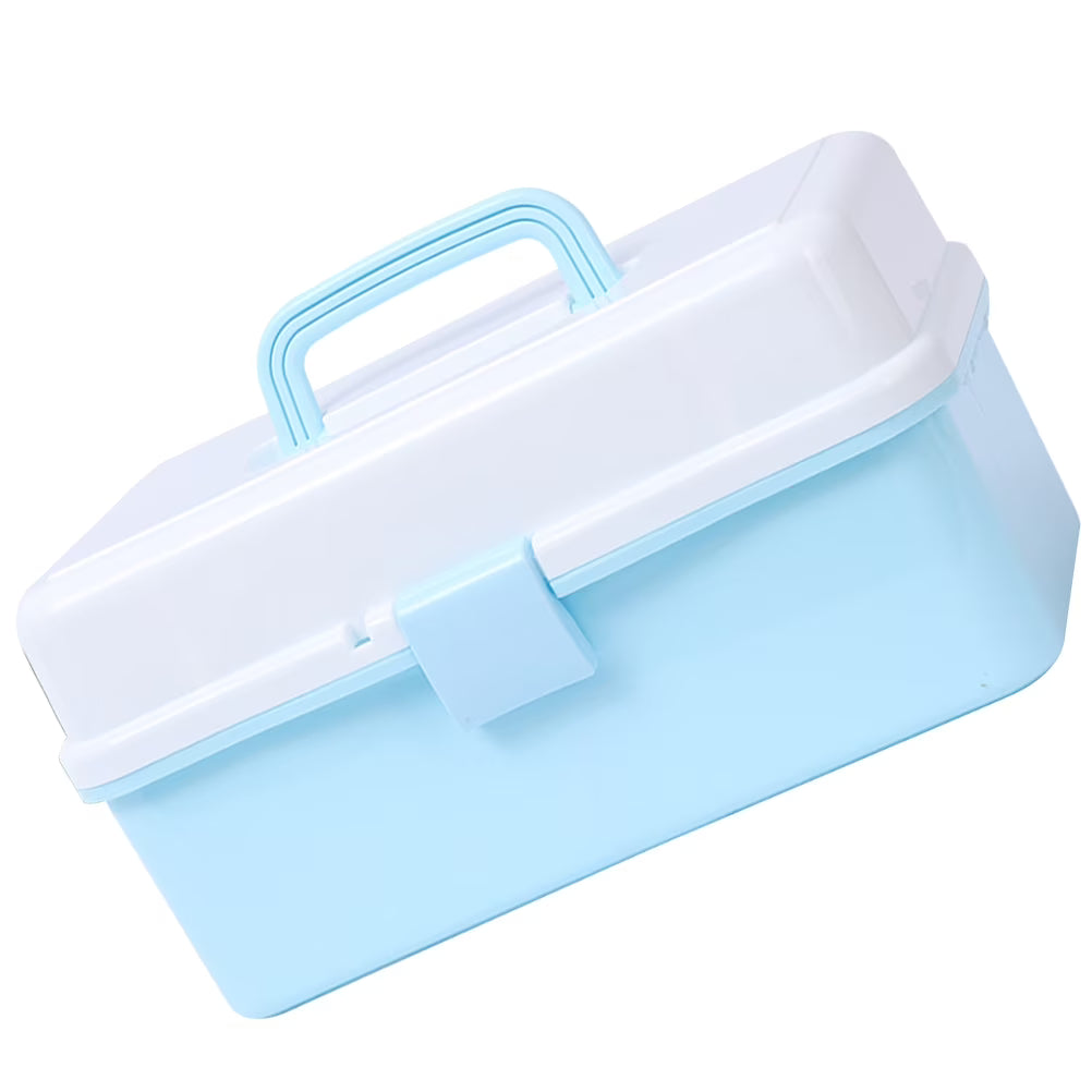 Storage Boxes Art Tools Storage Case Compact Storage Box Child 33x19.5cm Blue – Practical Home Organization for Streamlined Everyday Routines