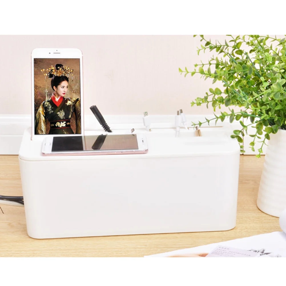 Protectors Wire Anti-dust Storage Box 32.00X13.50X13.50CM White – Practical Home Organization for Streamlined Everyday Routines