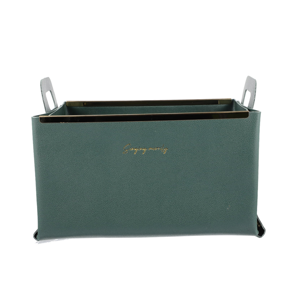 Storage Basket Cube Leather Lightweight Box Home Use Organizer – Practical Home Organization for Streamlined Everyday Routines