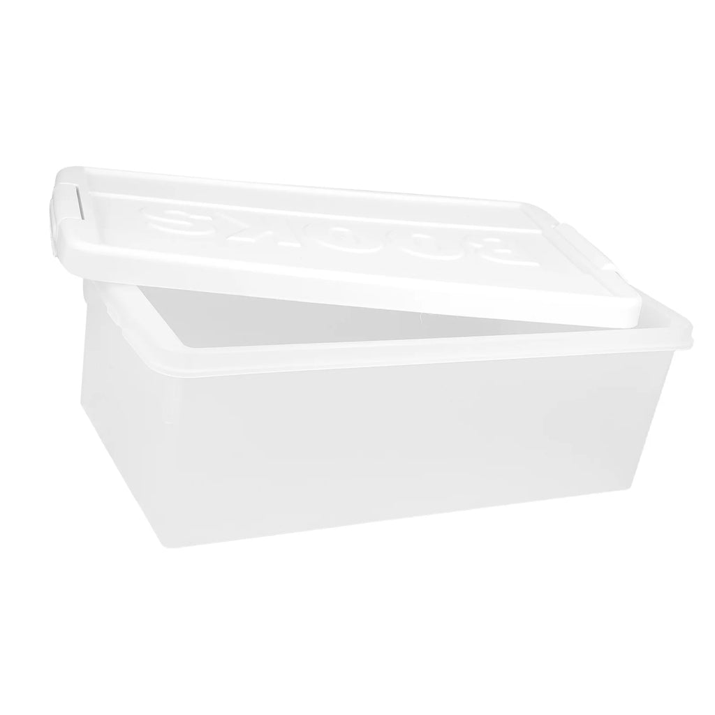 Book Storage Box Office Travel 39.50X20.50X14.00CM White – Practical Home Organization for Streamlined Everyday Routines