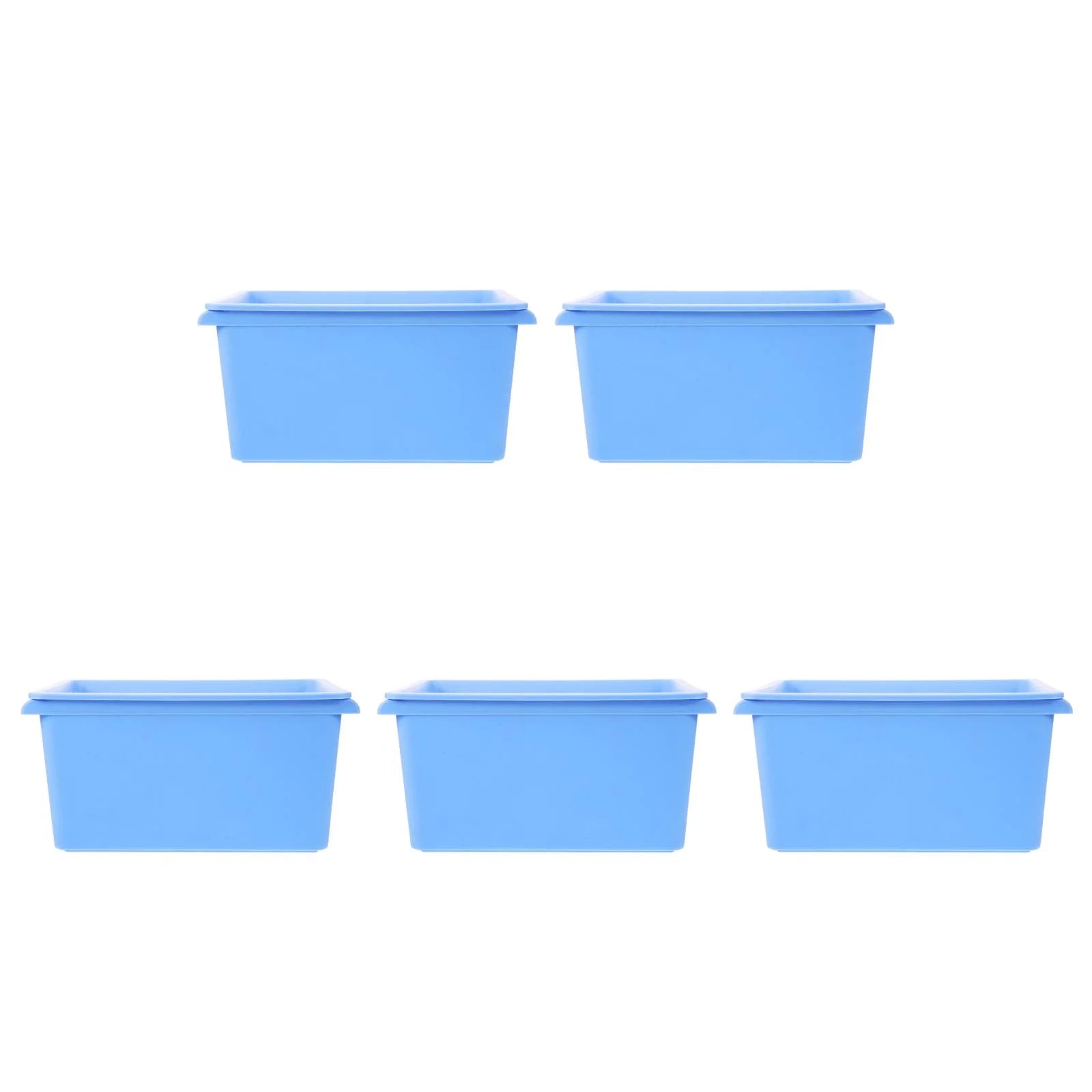 5pcs Desktop Simple Storage Box Multi-functional Organizing Box Desktop Small Object Organizer – Practical Home Organization for Streamlined Everyday Routines