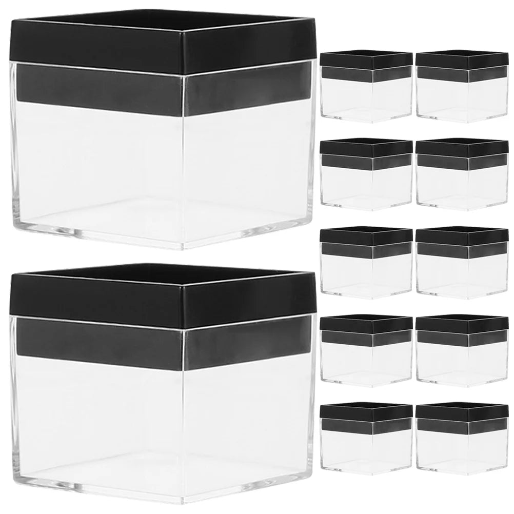 12 Pcs Specimen Boxes Capsules Small Item Storage Box Baby 4.2X4.2X3.3CM – Convenient Multi-Piece Set for Streamlined Everyday Routines