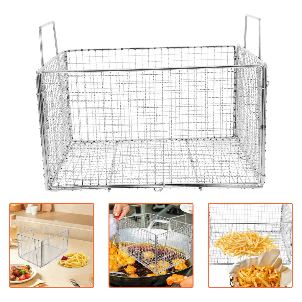 unbranded Foldable Stainless Steel Drainer for Cooking Kitchen Tool 1Set – Foldable Space-Saving Design for Streamlined Everyday Routines