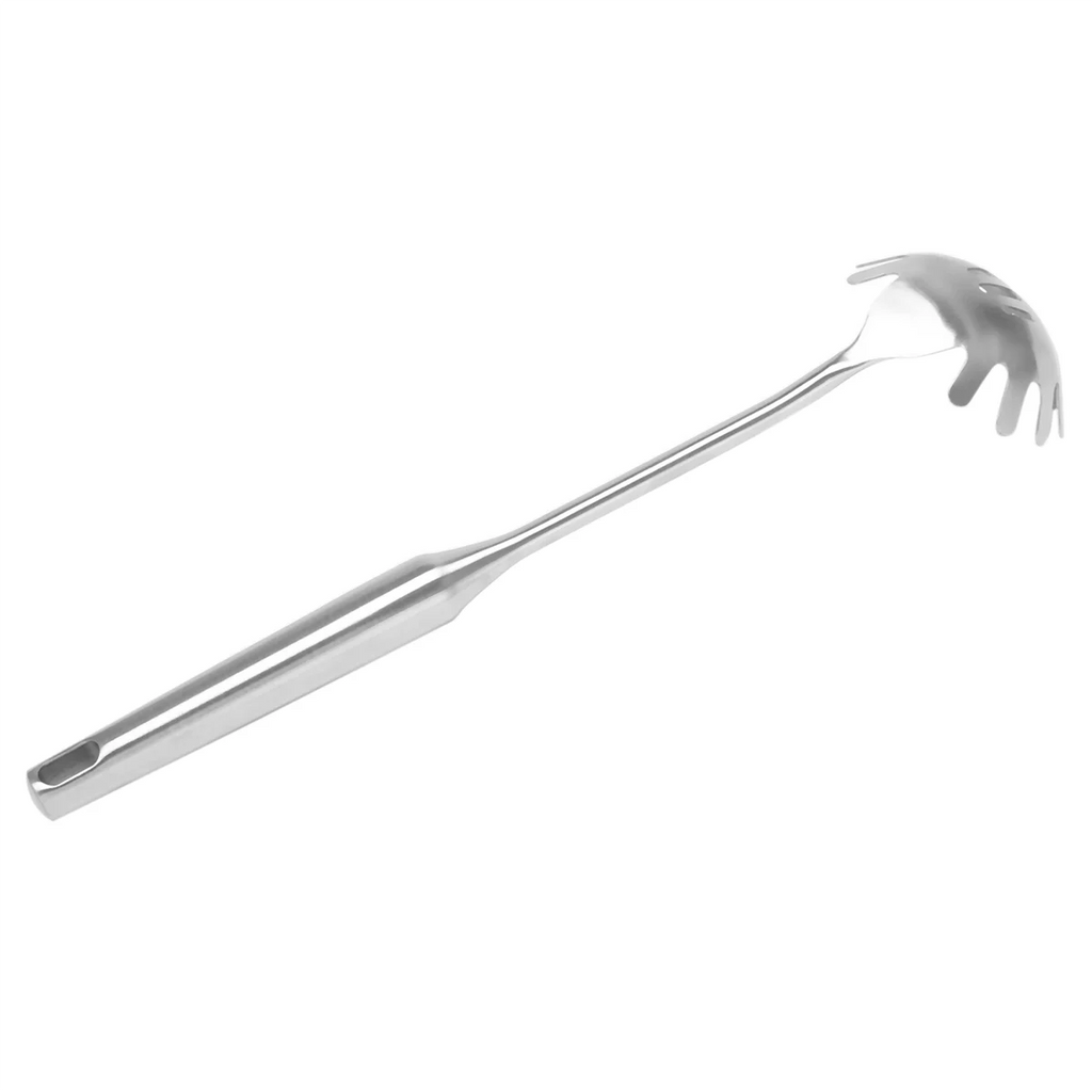 4 Pieces Stainless Steel Spaghetti Server Set Stainless Steel Spaghetti Pasta Tong Pasta Spoon Server Fork,2 x clip 2 x spoon,Silver – Durable Stainless Steel Construction for Streamlined Everyday Routines