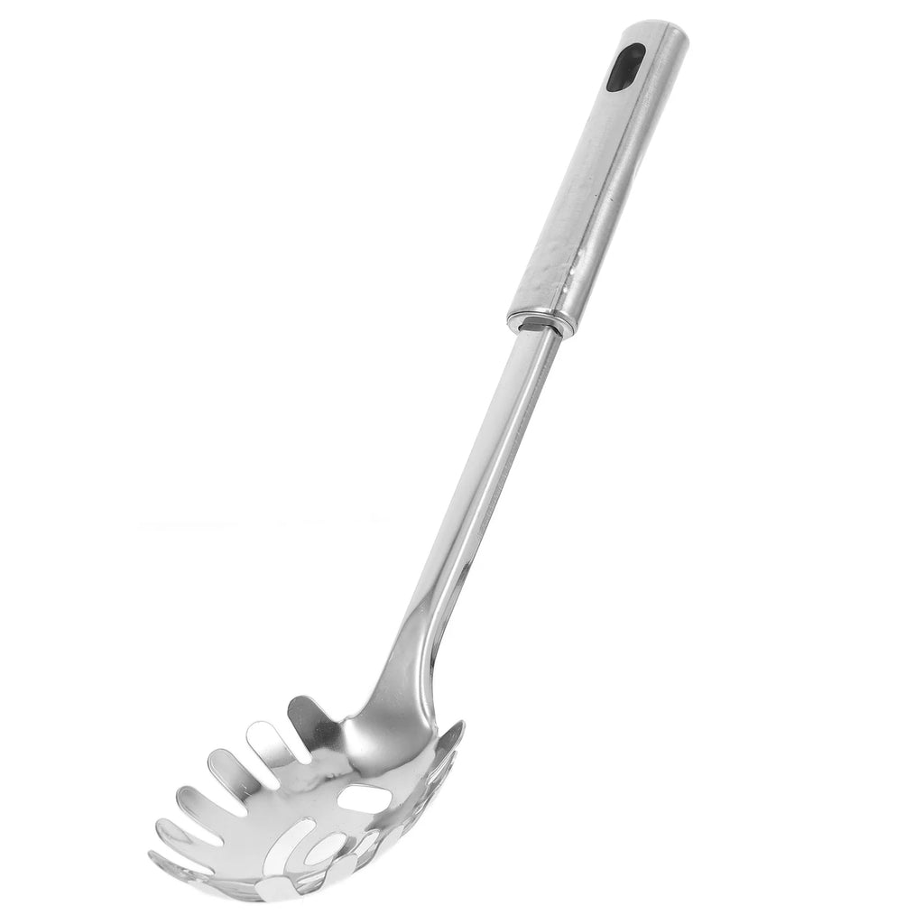 Stainless Steel Pasta Server 1 Set Spaghetti Spoon Noodle Claw Pasta Fork Metal Pasta Spoon Heat Resistant for Cooking – Durable Stainless Steel Construction for Streamlined Everyday Routines