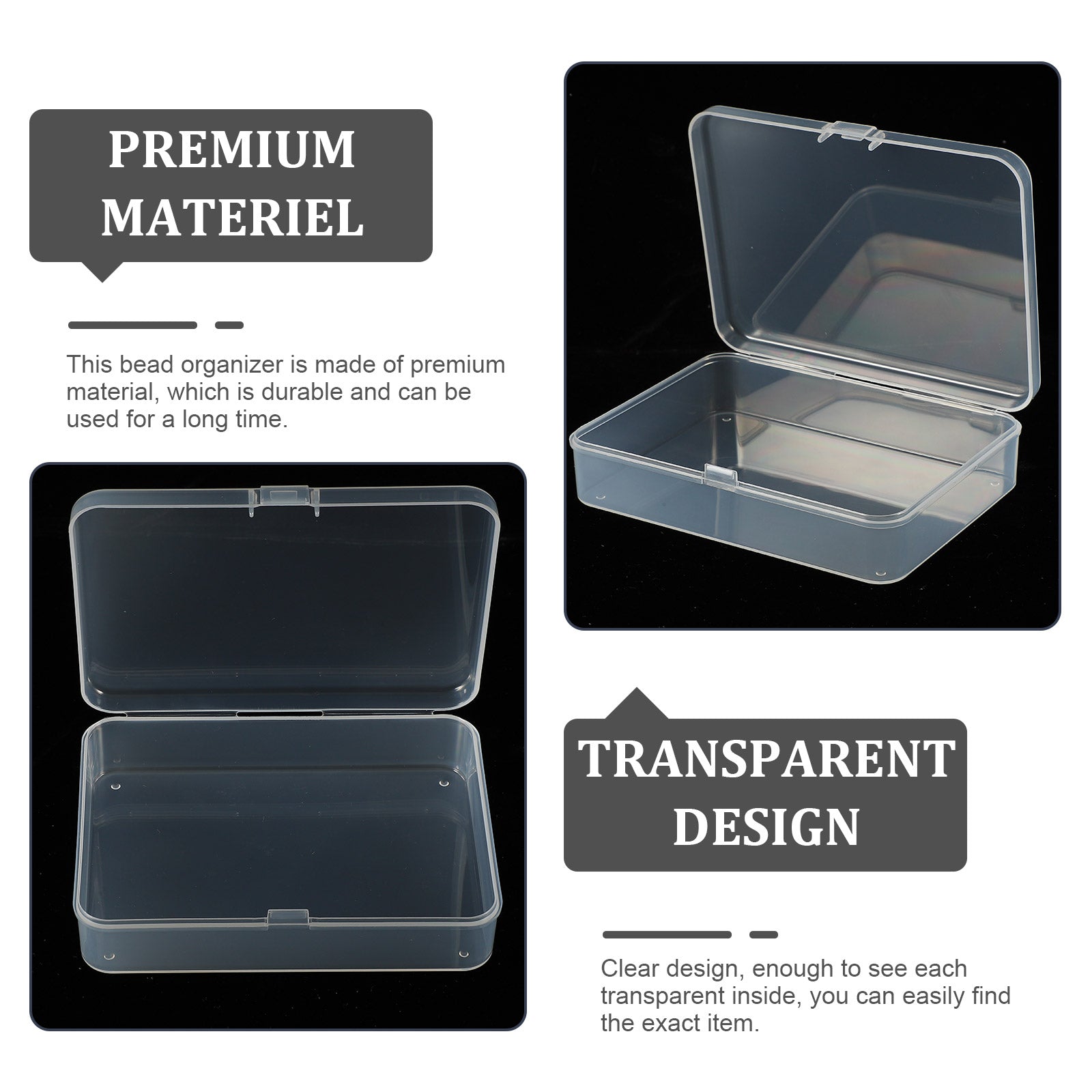 28 Pcs Storage Baskets with Lids Plastic Box Portable Case – Secure Lid Design for Streamlined Everyday Routines