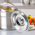 unbranded Sturdy Stainless Steel Pot Lid Mini Bowl Lid For Kitchen Cookware Small Pan Effortless Cleaning – Durable Stainless Steel Construction for Streamlined Everyday Routines