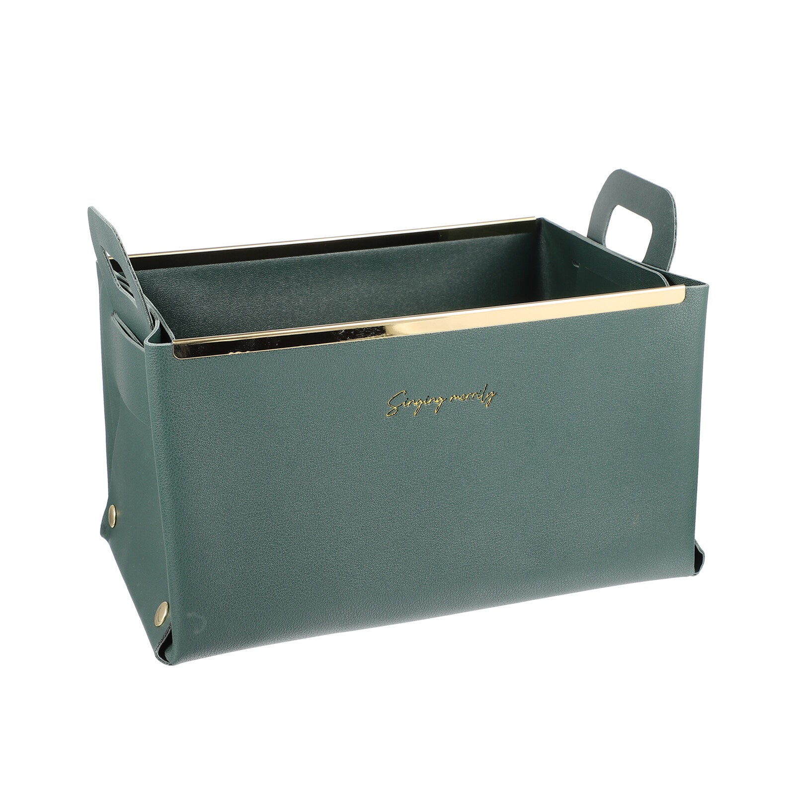 Storage Basket Cube Leather Lightweight Box Home Use Organizer – Practical Home Organization for Streamlined Everyday Routines