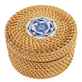 Toy Rattan Nut Box Household Storage Container 14X14X8CM – Practical Home Organization for Streamlined Everyday Routines