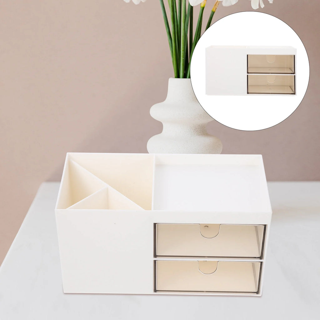 Adjustable Cosmetic Display Highlighter Bathroom Storage Box Office Container – Adjustable Everyday Design for Streamlined Everyday Routines