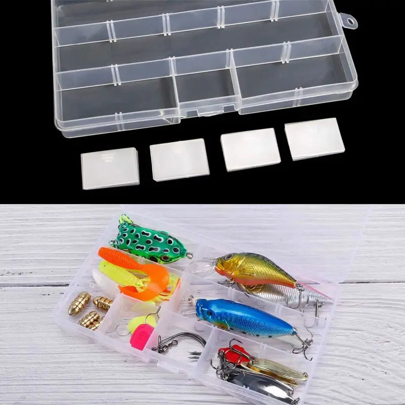 [Clear Jewelry Box] 6pcs Clear Jewelry Box | Plastic Bead Storage Craft Container Earrings Organizer – Clear-View Organization for Streamlined Everyday Routines