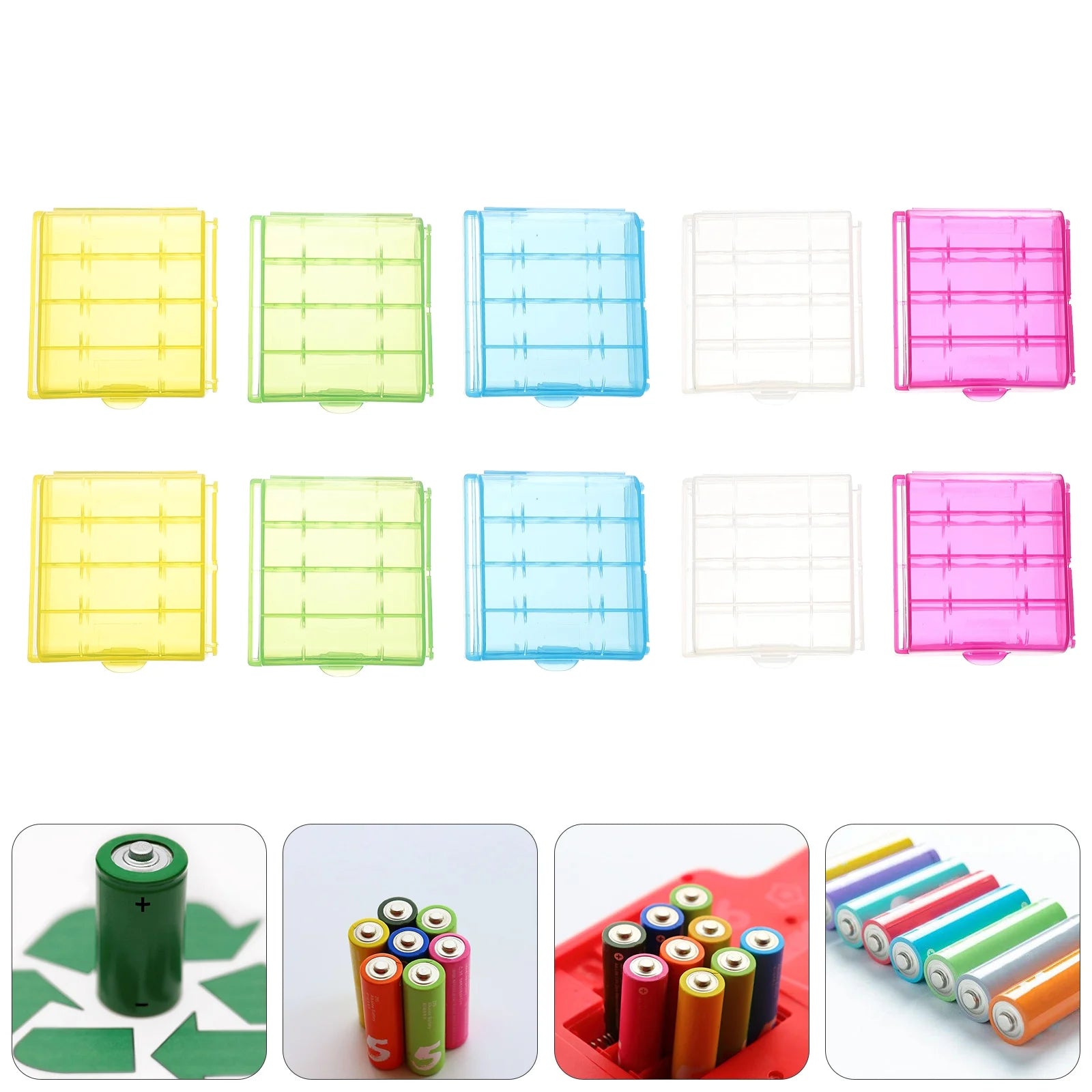 30 Pcs Battery Lithium Storage Box Organizer Container Safety – Multiroom Organization Format for Streamlined Everyday Routines