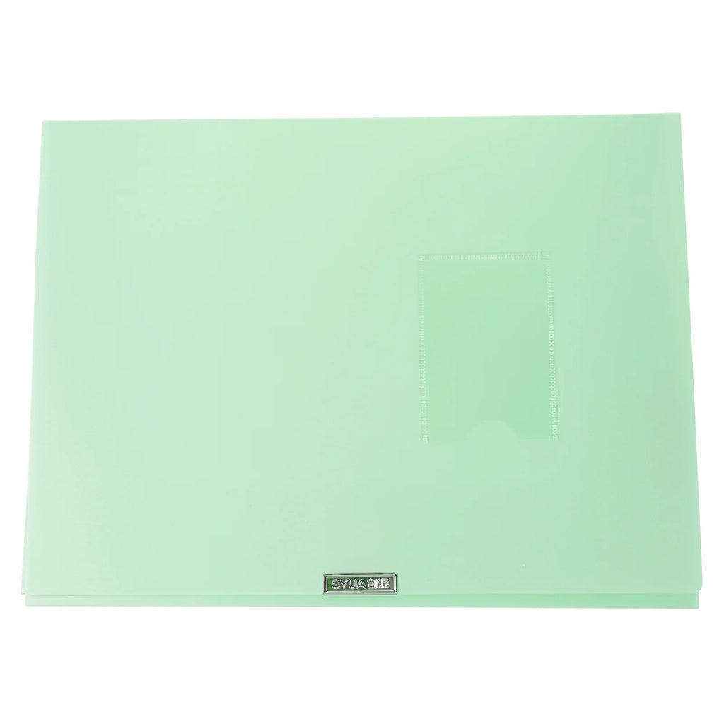 A4 File Box Photo Storage Boxes Organizer Folder Office Light Green – Practical Home Organization for Streamlined Everyday Routines
