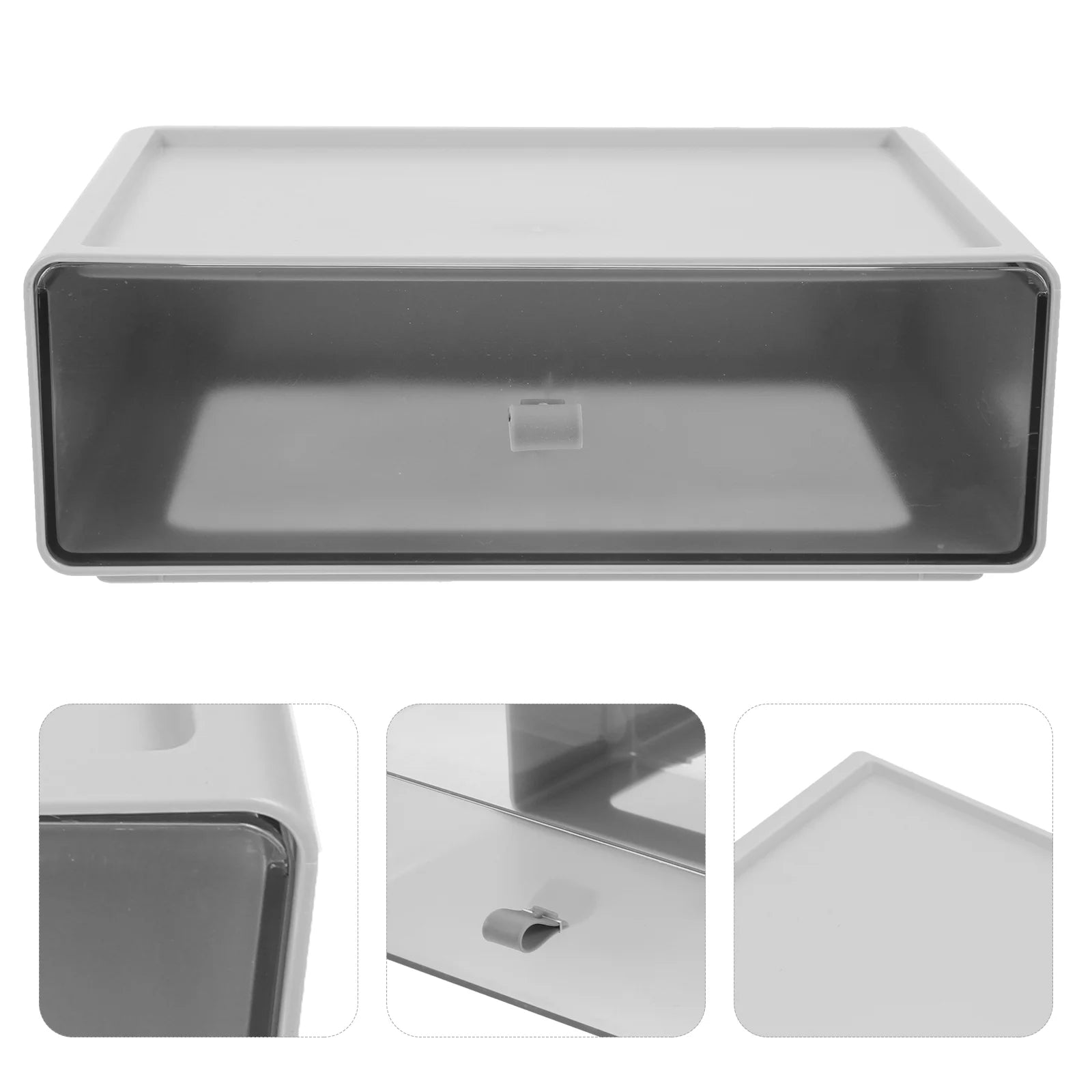 Storage Boxes for Shelves Drawer Stackable Desk Organizer – Everyday Household Format for Streamlined Everyday Routines