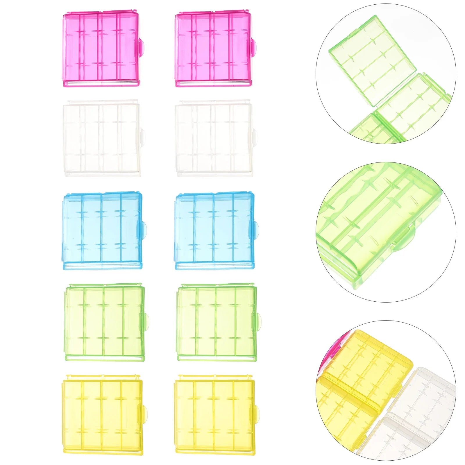 30 Pcs Battery Lithium Storage Box Organizer Container Safety – Multiroom Organization Format for Streamlined Everyday Routines