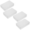 4 Pcs Collapsible Storage Bins Metal Tin Box Compact Lightweight Travel – Multiroom Organization Format for Streamlined Everyday Routines