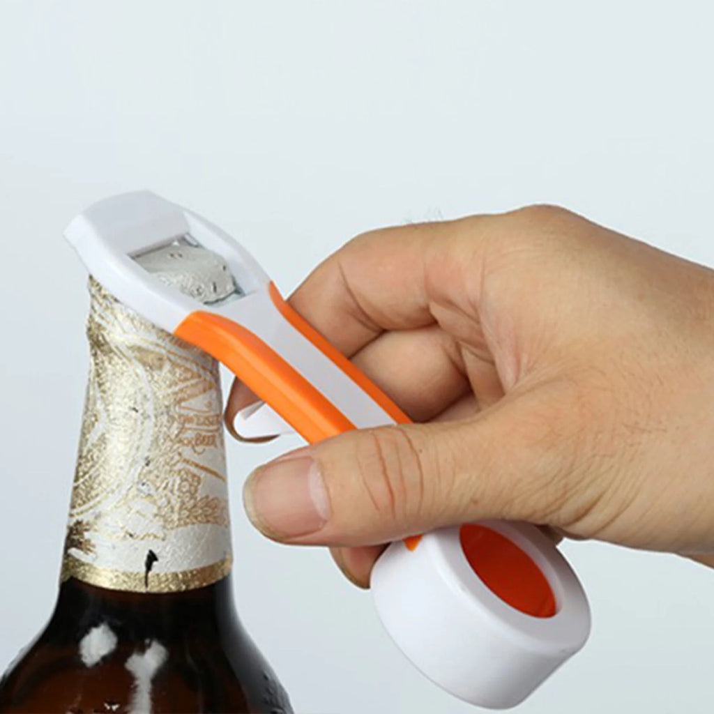 Hiroekza Jar Opener 4-in-1 Grip Bottle Opener Jar Opener - Easily Opens Twists Caps Bottle Caps Canning Lids And Can Tabs Kitchen Gadgets Clearance – Convenient Drink Preparation for Streamlined Everyday Routines