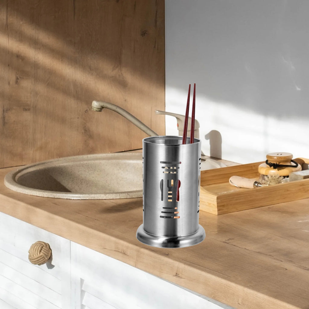 unbrandedDishwasher Stainless Steel Chopstick Holder Kitchen Utensil Container Organizer – Durable Stainless Steel Construction for Streamlined Everyday Routines