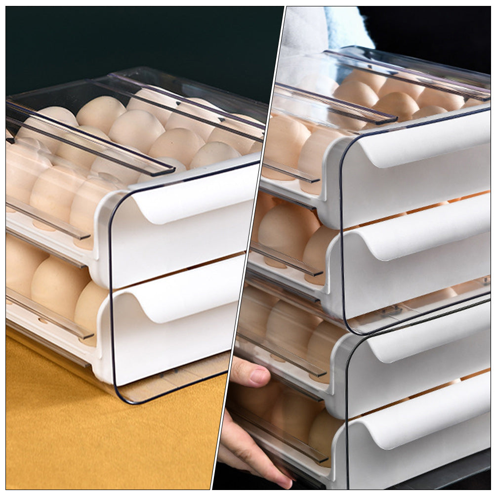 Decals Drawer Egg Carton Organizer Storage Box Baby – Convenient Family Mealtime Use for Streamlined Everyday Routines