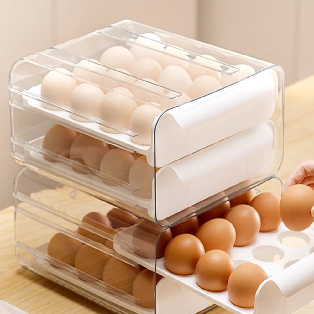 Decals Drawer Egg Carton Organizer Storage Box Baby – Convenient Family Mealtime Use for Streamlined Everyday Routines