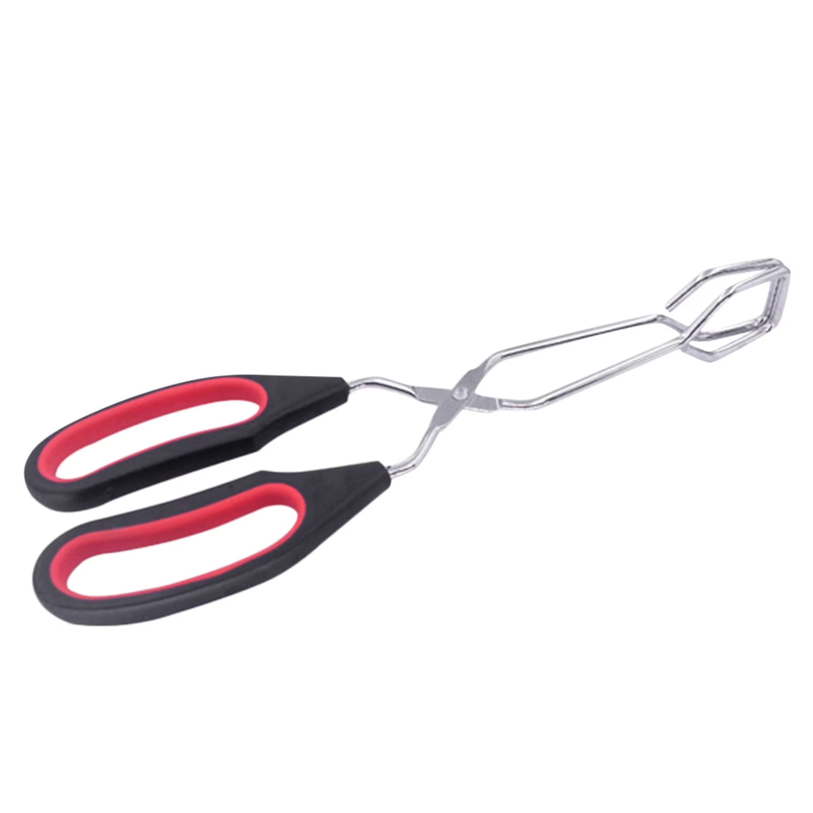 Scissor Tongs with Silicone Tips 23.5x7.5cm Stainless Steel Nonstick Kitchen Cooking Tool – Durable Stainless Steel Construction for Streamlined Everyday Routines