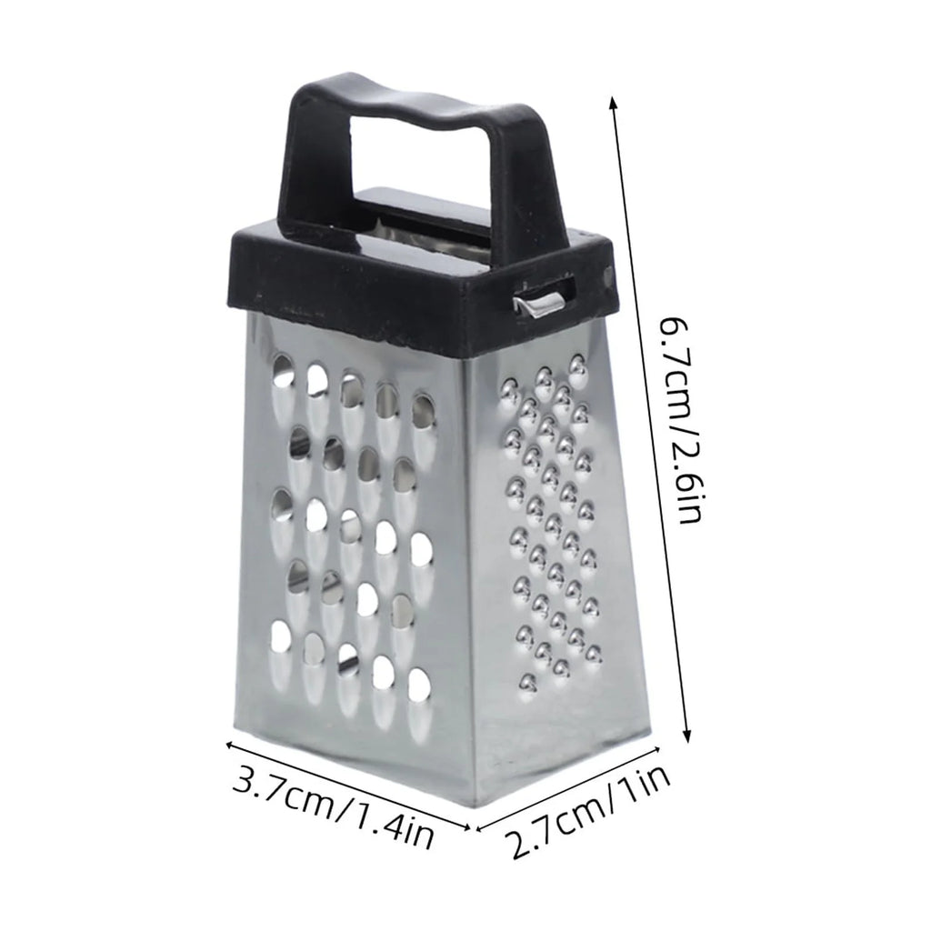 unbranded 6pcs Mini Cheese Grater Stainless Steel Small Box Grater Vegetables Shredder Handheld Kitchen Tool for Slicing Cheese Ginger Potatoes – Durable Stainless Steel Construction for Streamlined Everyday Routines