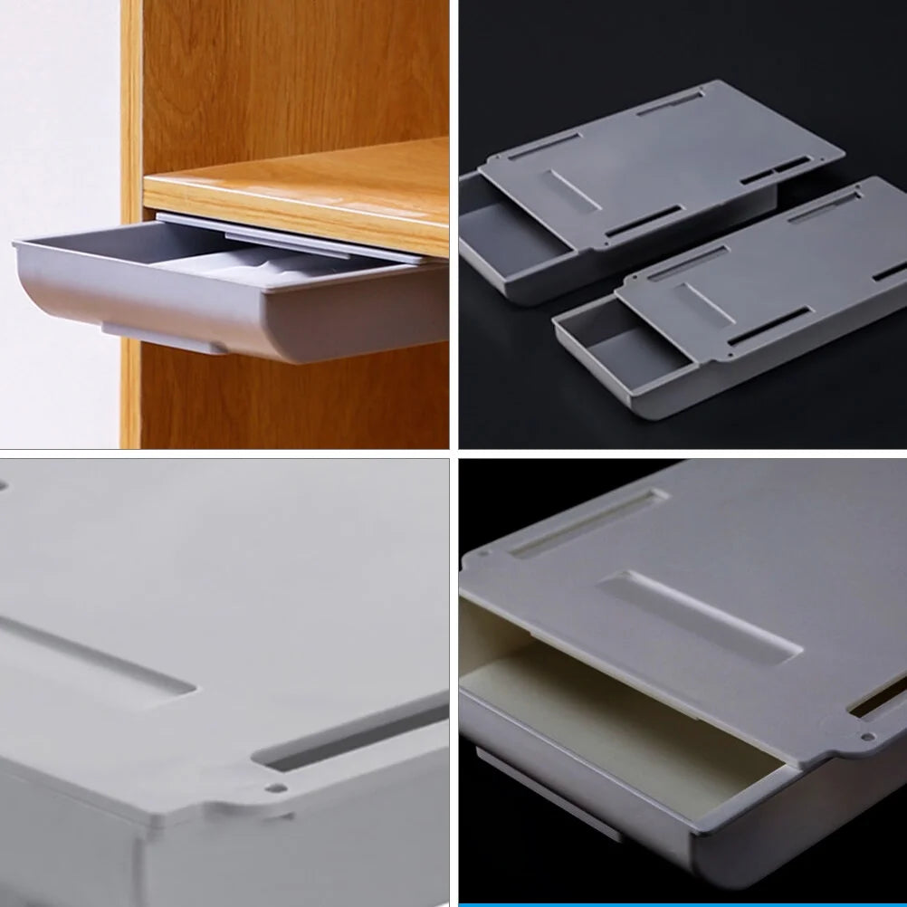 Wire Punch Free Storage Box Hanging Container Drawer Office – Space-Saving Hanging Design for Streamlined Everyday Routines