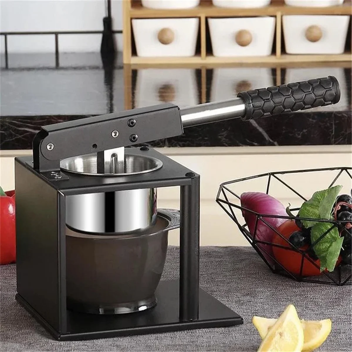 304 Stainless Steel Squeezer Juicer Hand Citrus Manual Juicer Portable Juicer for Kitchen Bar Restaurant – Durable Stainless Steel Construction for Streamlined Everyday Routines