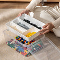 Plastic Stackable Storage Container Bin Box Tote with Lid for Home – Stackable Organization for Streamlined Everyday Routines